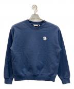 marimekkoマリメッコ）の古着「Unikko/Leiot Placement sweatshirt」｜ネイビー