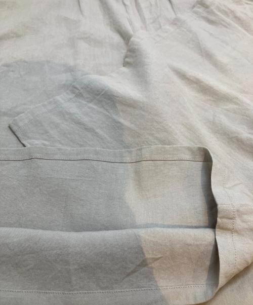 BEARDSLEY（ビアズリー）BEARDSLEY (ビアズリー) リネンウエストリブキュロット ベージュ サイズ:1 未使用品の古着・服飾アイテム