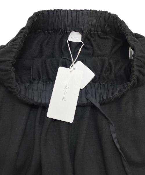 KAGURE（カグレ）kagure (カグレ) ウールカットワイドキュロット ブラック サイズ:Free 未使用品の古着・服飾アイテム