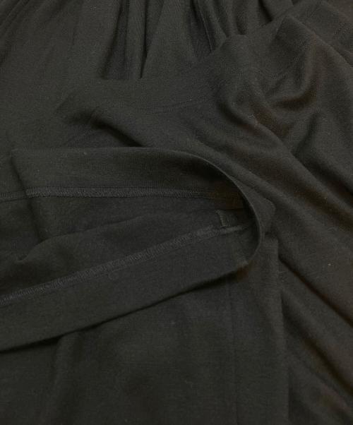 KAGURE（カグレ）kagure (カグレ) ウールカットワイドキュロット ブラック サイズ:Free 未使用品の古着・服飾アイテム
