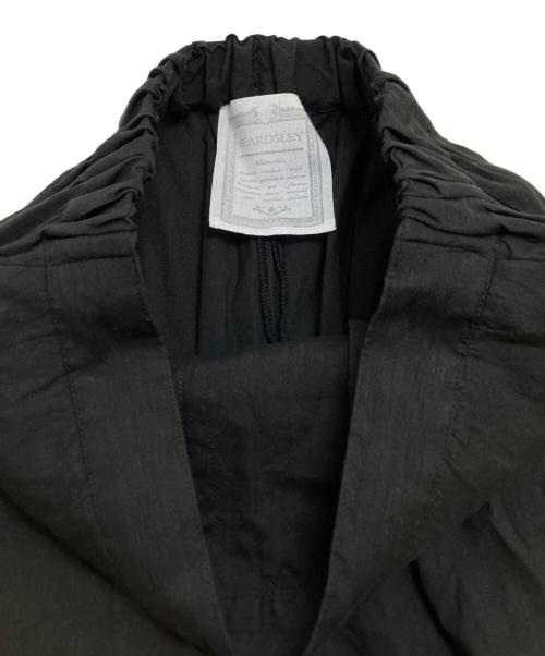 BEARDSLEY（ビアズリー）BEARDSLEY (ビアズリー) リネン混スリムパンツ ブラック サイズ:Fの古着・服飾アイテム