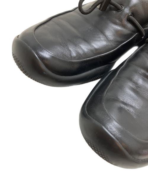 PRADA（プラダ）PRADA (プラダ) ドローコードスリッポン ブラック サイズ:36(23CM)の古着・服飾アイテム