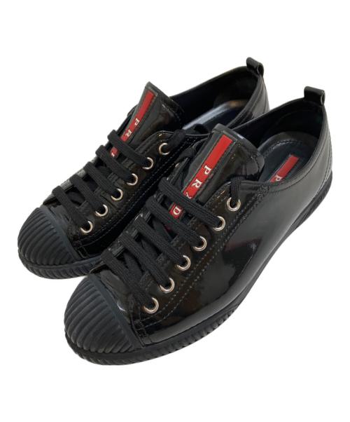 PRADA（プラダ）PRADA (プラダ) Linea Rossa ブラック サイズ:36 1/2(23cm~23.5cm)の古着・服飾アイテム