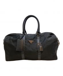 PRADA（プラダ）の古着「テスート 2WAYボストンバッグ」｜ブラック