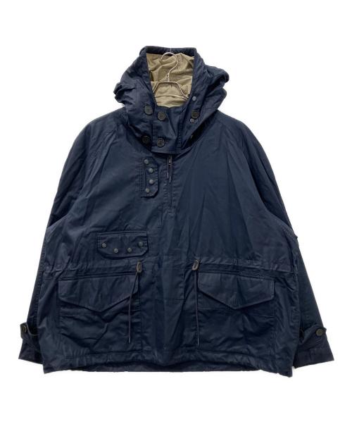 BURBERRY BRIT（バーバリーブリット）BURBERRY BRIT (バーバリーブリット) ベンタイルスモックモチーフ フーデッドジャケット ネイビー サイズ:XXXLの古着・服飾アイテム