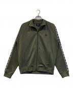 FRED PERRYフレッドペリー）の古着「Taped Track Jacket」｜カーキ