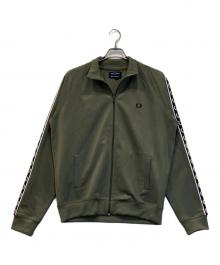 FRED PERRY（フレッドペリー）の古着「Taped Track Jacket」｜カーキ