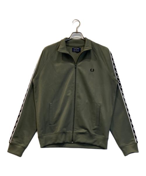 FRED PERRY（フレッドペリー）FRED PERRY (フレッドペリー) Taped Track Jacket カーキ サイズ:Lの古着・服飾アイテム