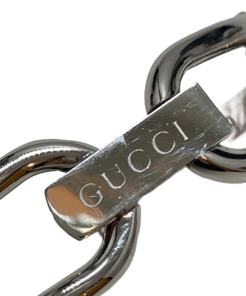 GUCCI（グッチ）GUCCI (グッチ) ピンクシェル ステンレススチール/腕時計 シルバー サイズ:表記なしの古着・服飾アイテム