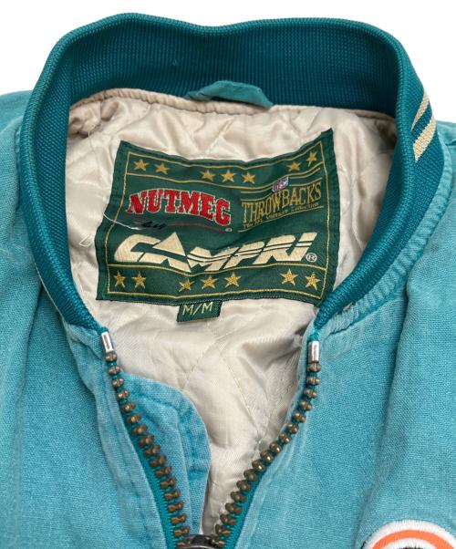 NUTMEG by CAMPRI（ナツメグ・バイ・カンプリ）NUTMEG by CAMPRI (ナツメグ・バイ・カンプリ) 90‘sスタジアムジャンパー グリーン サイズ:Mの古着・服飾アイテム