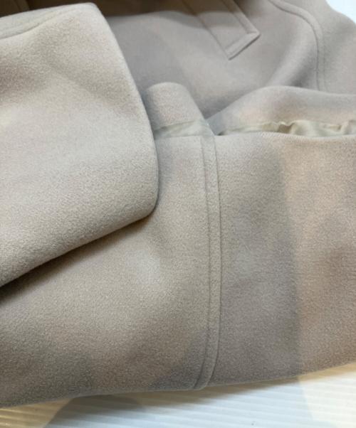 H BEAUTY&YOUTH（エイチ ビューティー&ユース）H BEAUTY&YOUTH (エイチ ビューティー&ユース) PILE HOOD TENT COAT ベージュ サイズ:Sの古着・服飾アイテム