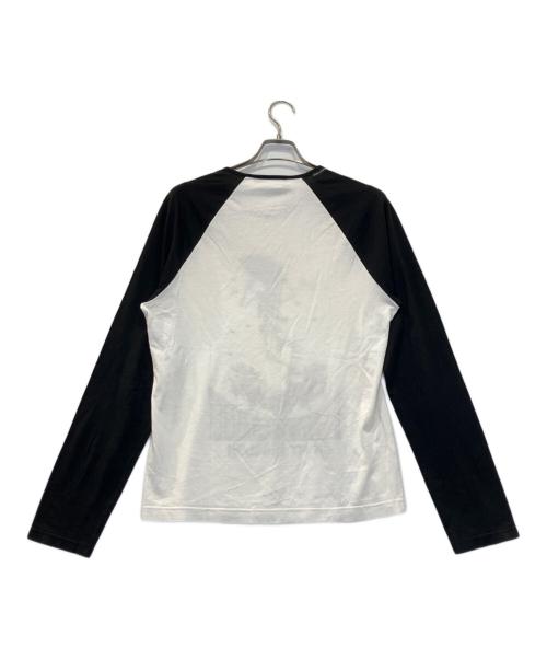 DOLCE & GABBANA（ドルチェ＆ガッバーナ）DOLCE & GABBANA (ドルチェ＆ガッバーナ) ラグランスリーブカットソー ホワイト サイズ:46(Mサイズ相当)の古着・服飾アイテム