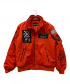 AVIREXアヴィレックス）の古着「AMC MA-1 MOD」｜オレンジ