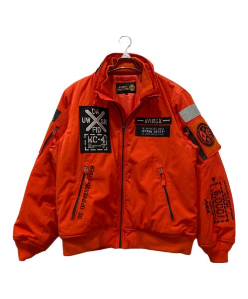 AVIREX（アヴィレックス）AVIREX (アヴィレックス) AMC MA-1 MOD オレンジ サイズ:2XLの古着・服飾アイテム