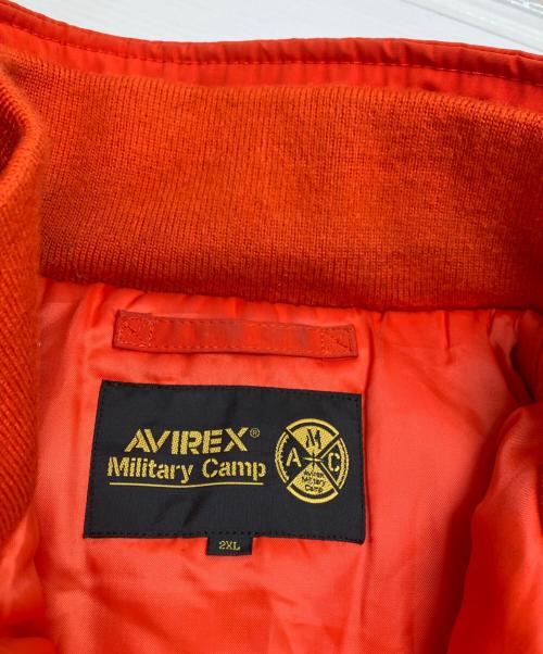 AVIREX（アヴィレックス）AVIREX (アヴィレックス) AMC MA-1 MOD オレンジ サイズ:2XLの古着・服飾アイテム