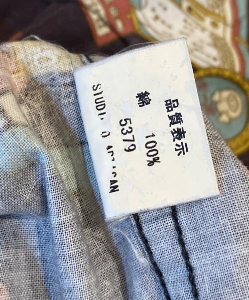 STUDIO D'ARTISAN（ステュディオダルチザン）STUDIO D'ARTISAN (ステュディオダルチザン) 開襟シャツ ブラウン サイズ:Lの古着・服飾アイテム