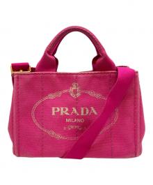 PRADA（プラダ）の古着「トートバッグS」｜ピンク