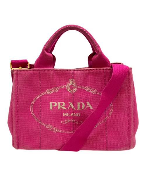 PRADA（プラダ）PRADA (プラダ) トートバッグS ピンク サイズ:表記なしの古着・服飾アイテム