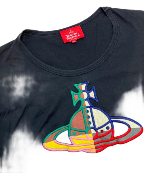 Vivienne Westwood RED LABEL（ヴィヴィアンウエストウッドレッドレーベル）Vivienne Westwood RED LABEL (ヴィヴィアンウエストウッドレッドレーベル) オーブ刺繍Tシャツ ブラック サイズ:00の古着・服飾アイテム