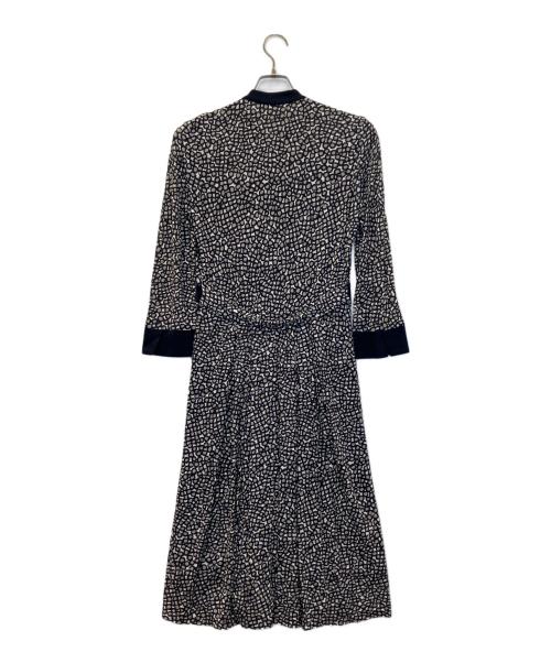 MaxMara（マックスマーラ）MaxMara (マックスマーラ) 総柄ワンピース ブラウン サイズ:42の古着・服飾アイテム