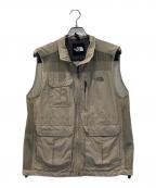 THE NORTH FACEザ ノース フェイス）の古着「TREKKER MESH VEST」｜ブラウン