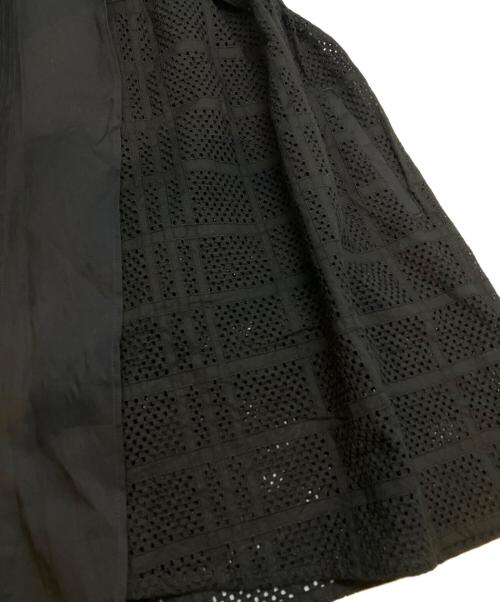 Y's（ワイズ）Y's (ワイズ) メッシュジャンパースカート ブラック サイズ:1の古着・服飾アイテム