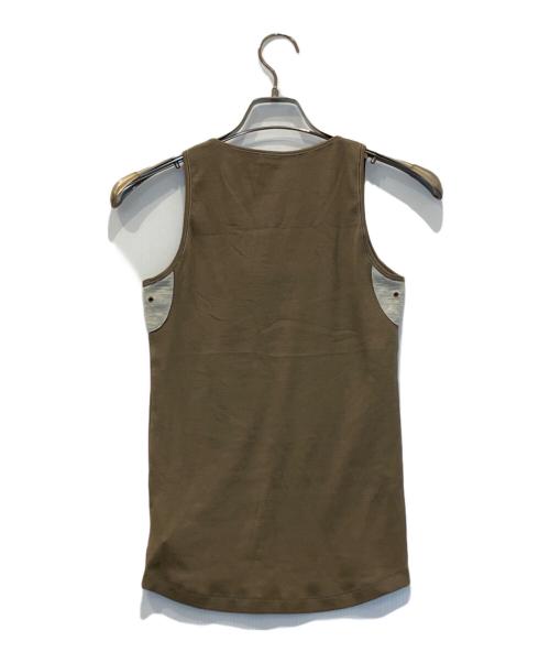 BRUNELLO CUCINELLI（ブルネロクチネリ）BRUNELLO CUCINELLI (ブルネロクチネリ) ノースリーブカットソー ブラウン サイズ:Mの古着・服飾アイテム
