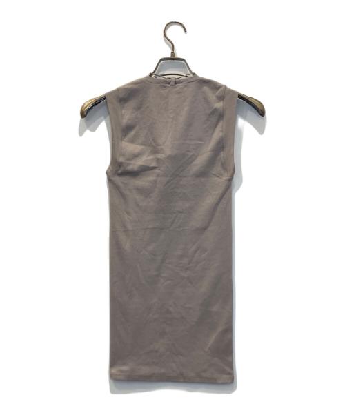 BRUNELLO CUCINELLI（ブルネロクチネリ）BRUNELLO CUCINELLI (ブルネロクチネリ) 装飾ノースリーブカットソー グレー サイズ:Sの古着・服飾アイテム