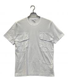 COMME des GARCONS SHIRT（コムデギャルソンシャツ）の古着「ダブルポケットTシャツ」｜ホワイト