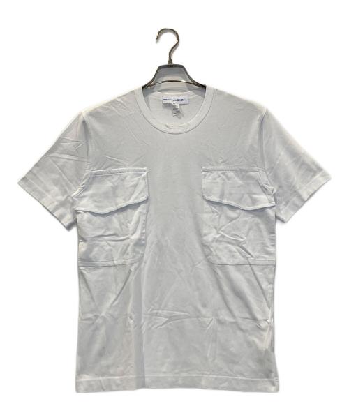 COMME des GARCONS SHIRT（コムデギャルソンシャツ）COMME des GARCONS SHIRT (コムデギャルソンシャツ) ダブルポケットTシャツ ホワイト サイズ:Mの古着・服飾アイテム