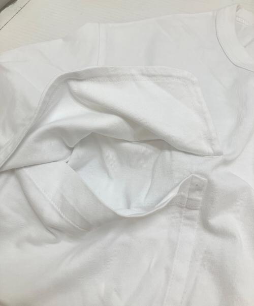 COMME des GARCONS SHIRT（コムデギャルソンシャツ）COMME des GARCONS SHIRT (コムデギャルソンシャツ) ダブルポケットTシャツ ホワイト サイズ:Mの古着・服飾アイテム