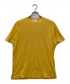 BRUNELLO CUCINELLIブルネロクチネリ）の古着「ラグランTシャツ」｜イエロー