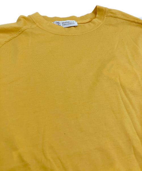 BRUNELLO CUCINELLI（ブルネロクチネリ）BRUNELLO CUCINELLI (ブルネロクチネリ) ラグランTシャツ イエロー サイズ:Sの古着・服飾アイテム