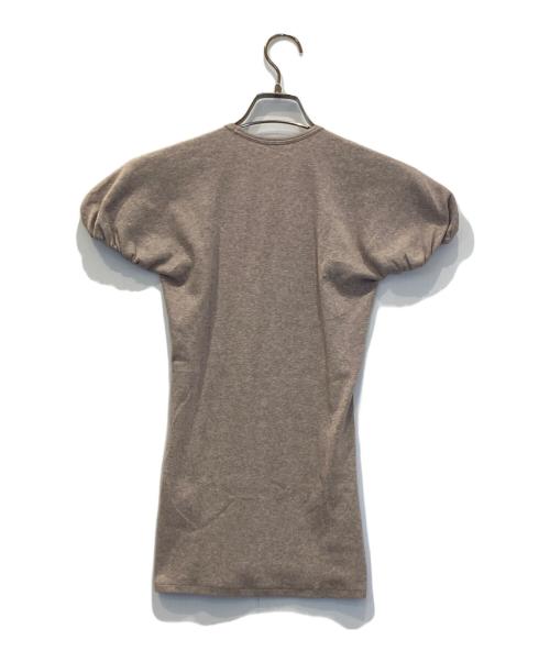 BRUNELLO CUCINELLI（ブルネロクチネリ）BRUNELLO CUCINELLI (ブルネロクチネリ) Uネックカットソー ブラウン サイズ:Sの古着・服飾アイテム