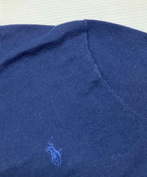 POLO RALPH LAUREN（ポロ・ラルフローレン）POLO RALPH LAUREN (ポロ・ラルフローレン) ポニー刺繍カーディガン ネイビー サイズ:Sの古着・服飾アイテム