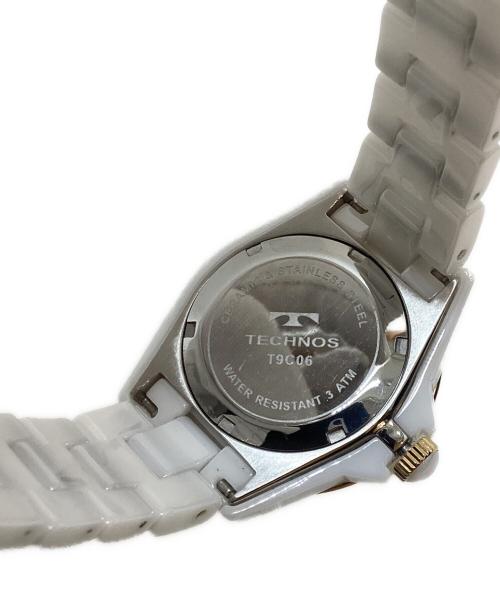 TECHNOS（テクノス）TECHNOS (テクノス) 腕時計 ホワイトの古着・服飾アイテム
