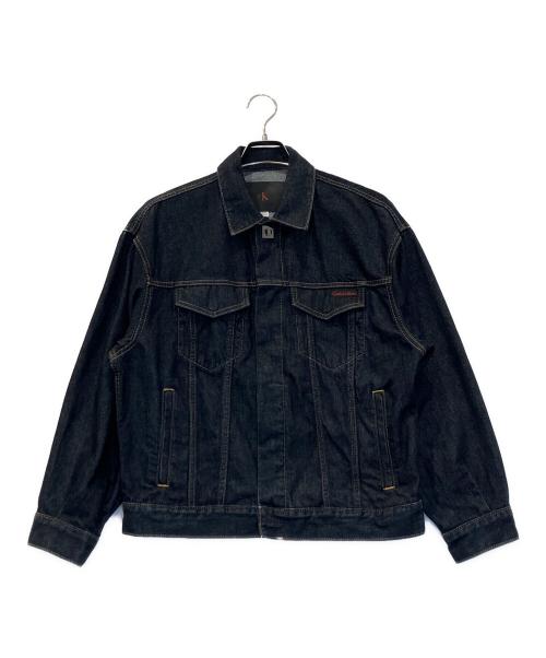 Calvin Klein（カルバンクライン）Calvin Klein (カルバンクライン) ターンロックデニムトラッカージャケット インディゴ サイズ:XSの古着・服飾アイテム