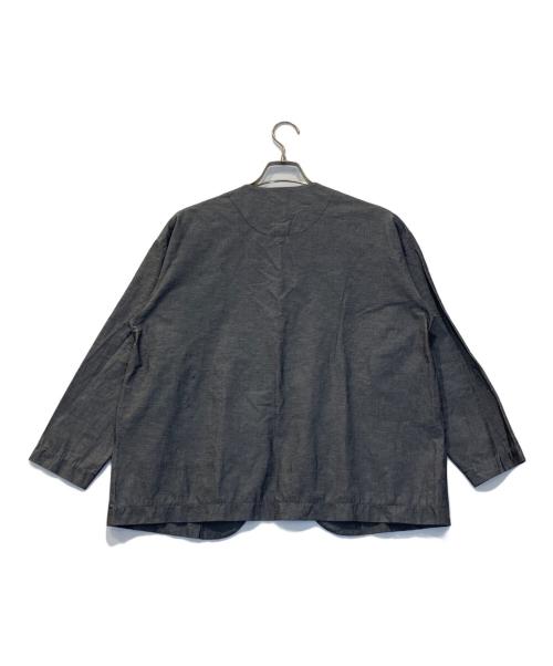 prit（プリット）prit (プリット) 綿麻ストレッチトッパージャケット チャコールグレー サイズ:FREEの古着・服飾アイテム