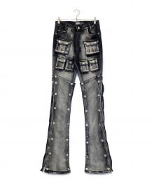 GUAPI（グアピ）の古着「Iron Grey Stacked Premium Denim」｜ブラック