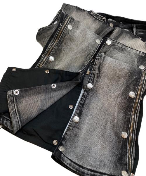 GUAPI（グアピ）GUAPI (グアピ) Iron Grey Stacked Premium Denim ブラック サイズ:28の古着・服飾アイテム