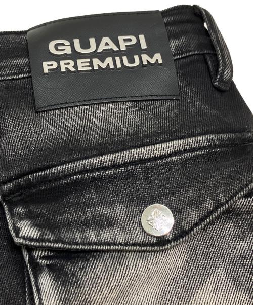 GUAPI（グアピ）GUAPI (グアピ) Iron Grey Stacked Premium Denim ブラック サイズ:28の古着・服飾アイテム