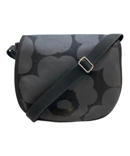 marimekko（マリメッコ）marimekko (マリメッコ) Pieni Unikko Salli Shoulder Bag ブラックの古着・服飾アイテム