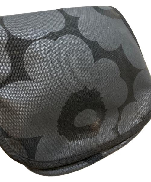marimekko（マリメッコ）marimekko (マリメッコ) Pieni Unikko Salli Shoulder Bag ブラックの古着・服飾アイテム
