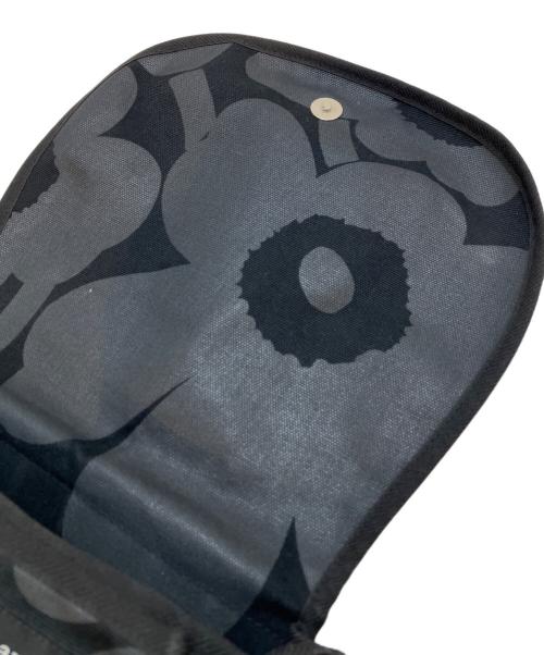 marimekko（マリメッコ）marimekko (マリメッコ) Pieni Unikko Salli Shoulder Bag ブラックの古着・服飾アイテム