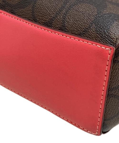 COACH（コーチ）COACH (コーチ) アリスサッチェルシグネチャーキャンバス ブラウン サイズ:表記なしの古着・服飾アイテム