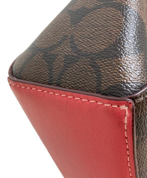 COACH（コーチ）COACH (コーチ) アリスサッチェルシグネチャーキャンバス ブラウン サイズ:表記なしの古着・服飾アイテム