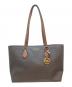 MICHAEL KORS（マイケルコース）の古着「SHEILA ミッドファスナー トート ラージ/シグネチャートートバッグ」｜ブラウン