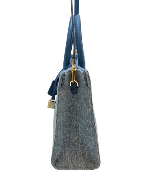 MICHAEL KORS（マイケルコース）MICHAEL KORS (マイケルコース) サッチェル/デニム2WAYバッグ ブルー サイズ:表記なしの古着・服飾アイテム