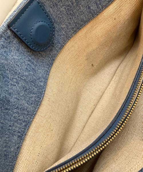 MICHAEL KORS（マイケルコース）MICHAEL KORS (マイケルコース) サッチェル/デニム2WAYバッグ ブルー サイズ:表記なしの古着・服飾アイテム