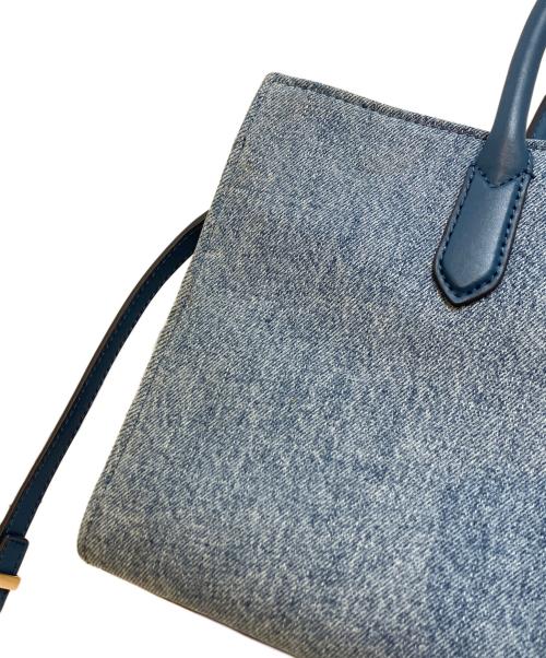 MICHAEL KORS（マイケルコース）MICHAEL KORS (マイケルコース) サッチェル/デニム2WAYバッグ ブルー サイズ:表記なしの古着・服飾アイテム